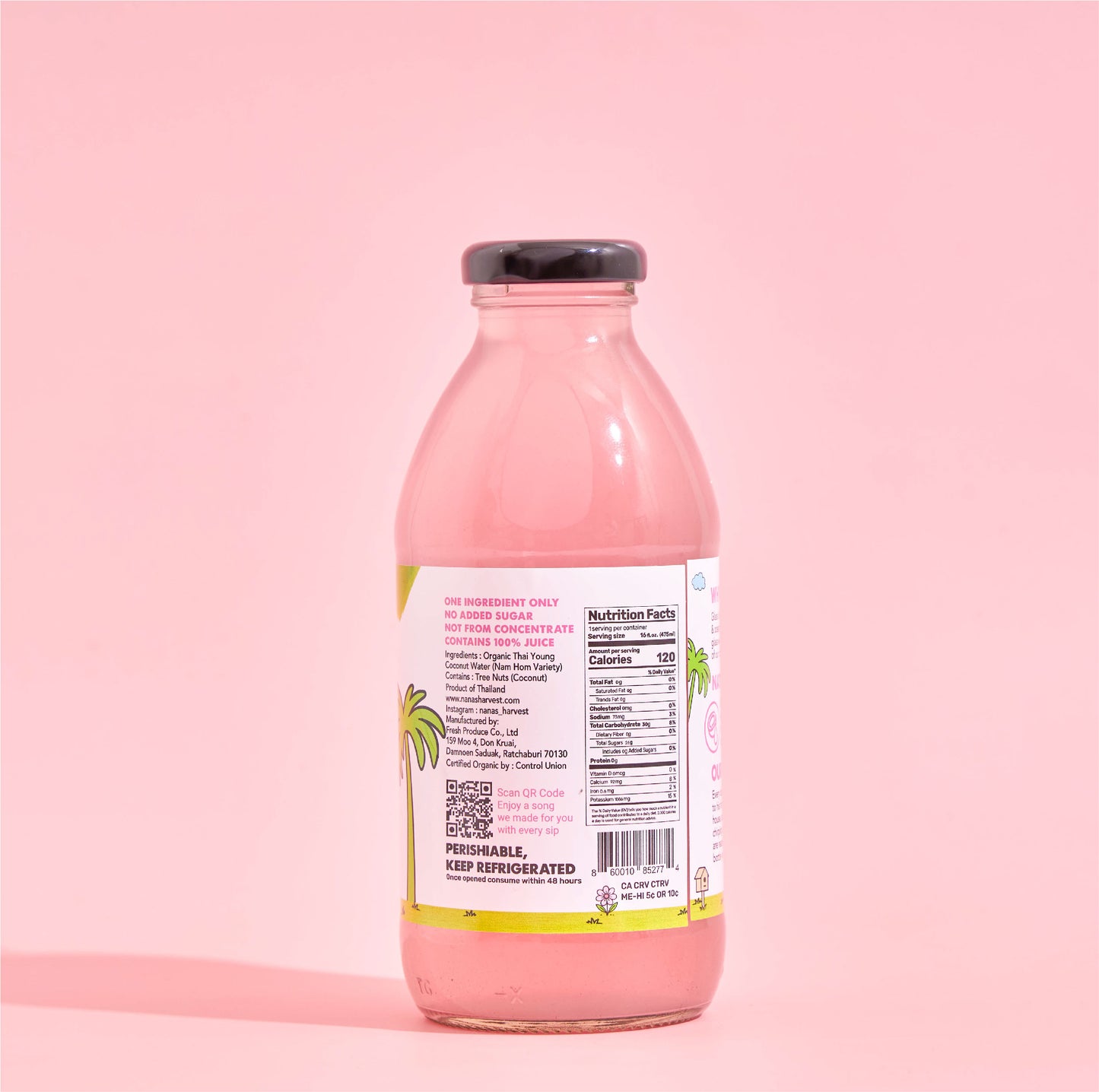 ORGANIC COCONUT WATER 16oz