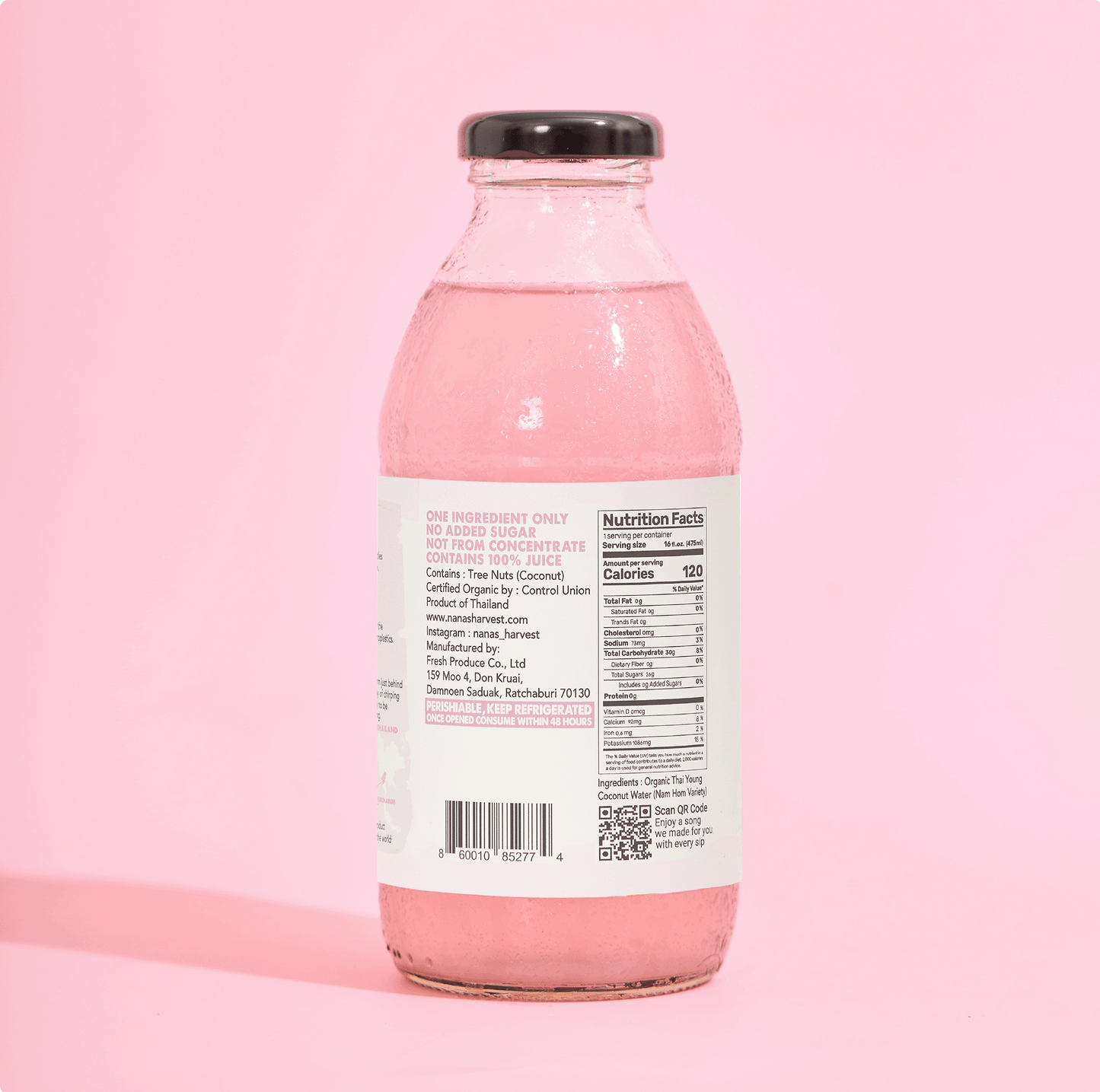 ORGANIC COCONUT WATER 16oz